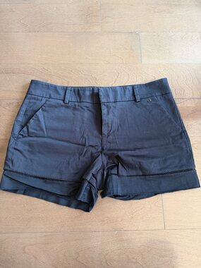 Calvin Klein Black Women’s Casual linen blend Shorts